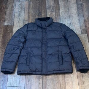 Andrew Marc Men's Dark Gray Puffer Jacket